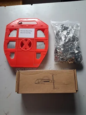 50m Stainless Steel Banding Kit with Tool & Clips