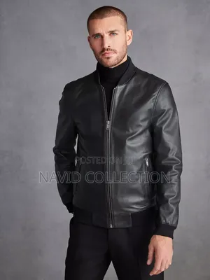 Black Signature Bomber Jacket