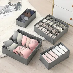 Foldable 4-in-1 Undergarment Organizer