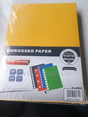 Karatasi Mpya ya Bright Office A4 Embossed Binding (100 Sheti)