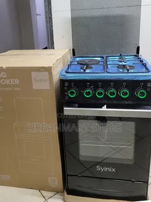 Syinix 50x50 Jiko la Kusimama na Oven ya Umeme