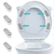 4Pcs Toilet Seat Cushions ,Soft Comfortable - 1