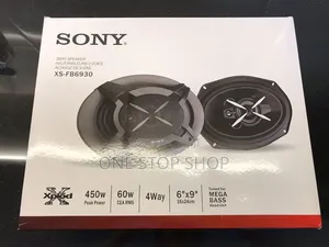 Sony 6x9" Heavy Bass Speaker 4 Ohm