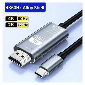 USB Type-C to HDMI 4K 60Hz Adapter Cable - 1.8m