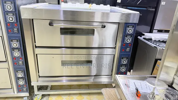Euromax 2 Deck 4 Tray Deck Oven - 1