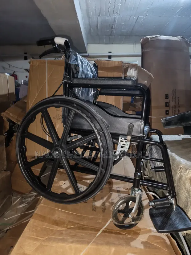 Standard Foldable Wheelchair with Spokes - 1
