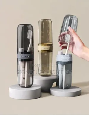 Portable Toothbrush/Paste Holder