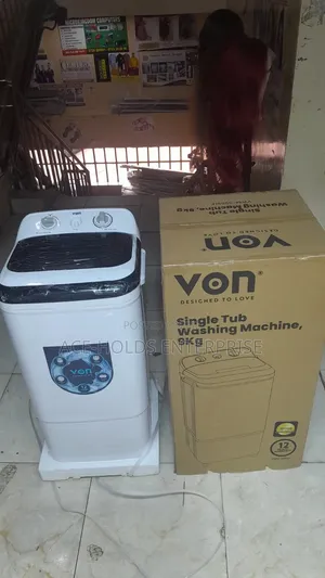 Von Single Tub 9kgs Washing Machine