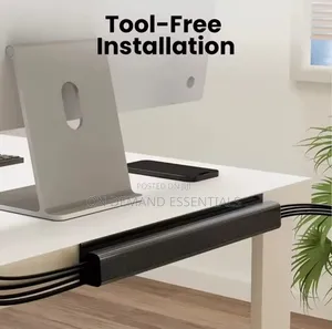 PVC Under-Desk Cable Management Tray Length: 40cm