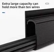 PVC Under-Desk Cable Management Tray Length: 40cm - 3