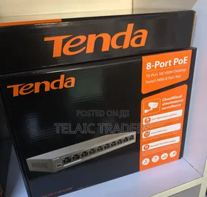 Brand New 8 Port PoE Tenda Switch