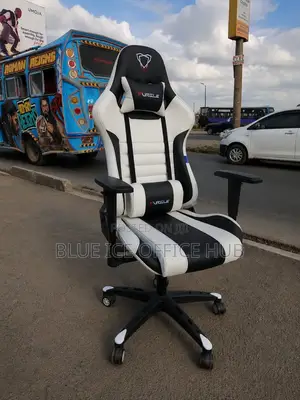 Premium Black & White Gaming Chair