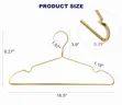 Golden Stainless Steel 10pc Pack of Hangers - 2