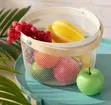 High Quality ROUND SQUARE PANTRY Mesh Wire Fruit Basket - 2