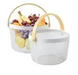 High Quality ROUND SQUARE PANTRY Mesh Wire Fruit Basket - 4