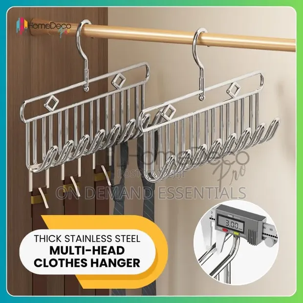 Rotating Stainless Steel 8 Hook Hanger - 1
