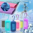 Portable Sports Quick Dry Cool Towel in Silicone Pocket - 1