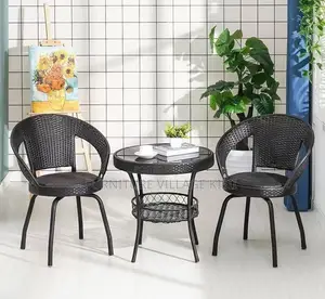 Home Furniture:Rattan Patio Table Chair Set
