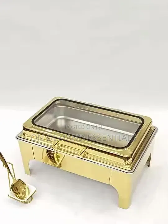 *Luxury Hydraulic Chaffing Dish Rectangular Shape Available - 1