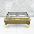 *Luxury Hydraulic Chaffing Dish Rectangular Shape Available - 2