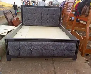 5x6 Grey Mocket chestervBed Frame: Free Delivery