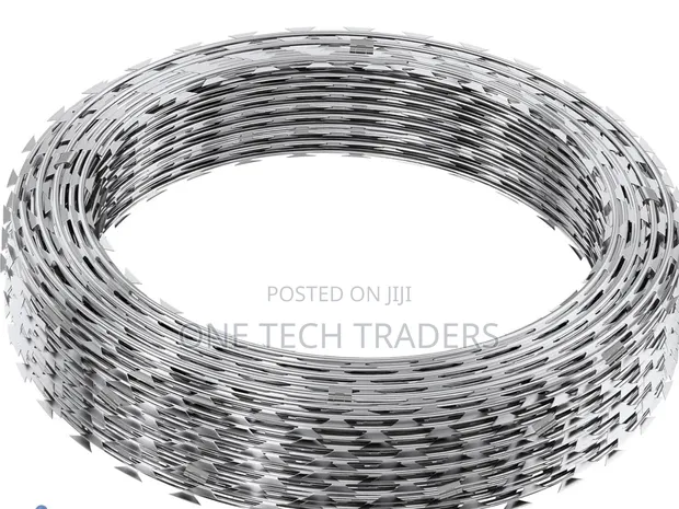 Galvanized Razor Wire for Security - 1