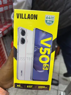 Villaon V50s 64GB Mpya Nyeusi