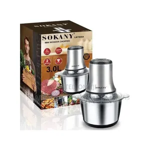Sokany 3L Food Chopper (Stainless Steel Bowl)