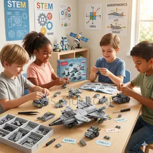 Lele Brother 9115 Mzinga wa Vita Mjini 10-in-1 Lego Set