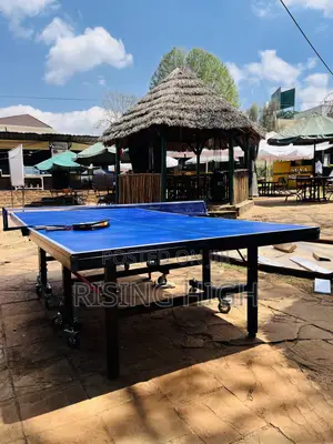 25mm Unene wa Meza ya Table Tennis inayokunjwa na Vifaa