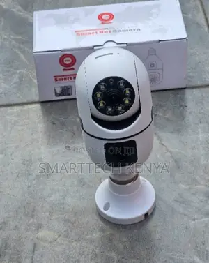 V380 Pro Dual Lens Kamera ya Nanny ya Bulb