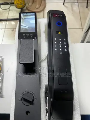 Kifaa cha Kufunga Mlango cha Smart cha Kifahari chenye Kamera ya HD na Kidole