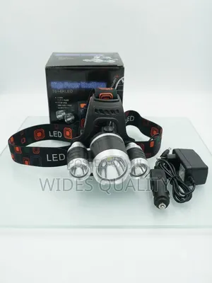 Headlamp ya LED Inayochajiwa na Taa Tatu