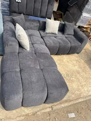 5 Seater Dark Grey Bubble Sofa - ARK Brand