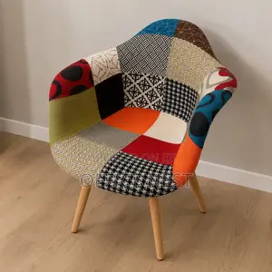 Kiti cha Kisasa cha Patchwork