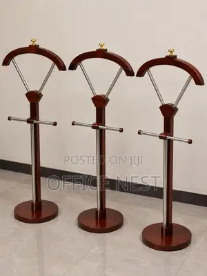 Premium Wooden Suit Hanger Stand | Coat Rack