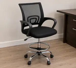 Adjustable Swivel Computer Chair With Footrest