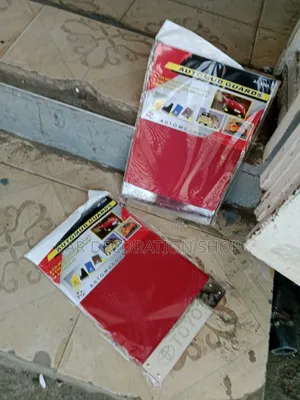 4pcs Universal Red Mudflaps for Trucks, Vans, Cars