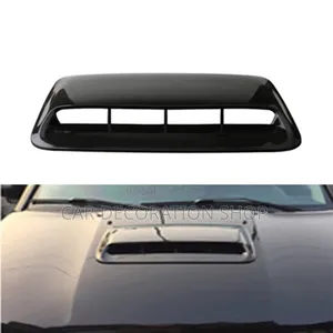 Universal Glossy Black Decorative Car Hood Scoop Vent