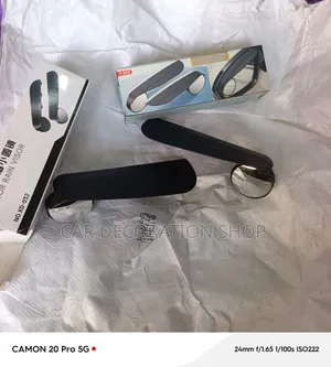 Self-Adhesive Side Mirror Rain Guards for Clear View