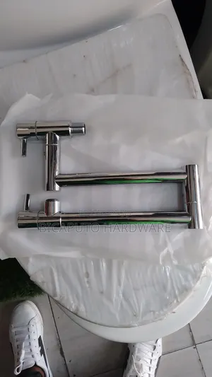 Abb Pot-Filler Wall Tap Mpya - Fedha