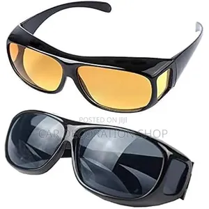 HD Vision Wrap Around Miwani za Kuendesha Mchana na Usiku
