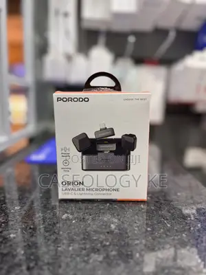 Porodo Orion Lavalier Microphone (USB-C/Lightning)