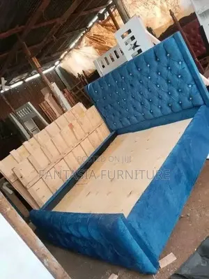 Kitanda cha Bluu 5x6 na Usafirishaji Bure