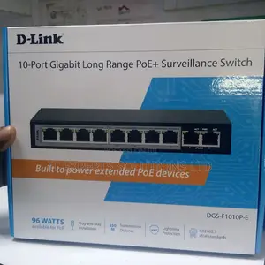 D-Link DGS-F1010P-E 10-Port Gigabit PoE Switch