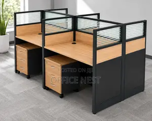Modern Office Workstation Desk with Drawers
