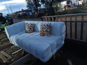 White 3-Seater Sofa