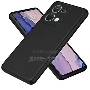 Soft Silicone Back Cover ya Xiaomi Redmi Note 13 Pro 5G - Nyeusi