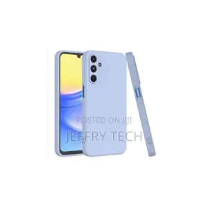 Kifuniko cha Nyuma cha Silicone kwa Samsung Galaxy A15 - Bluu Mwanga