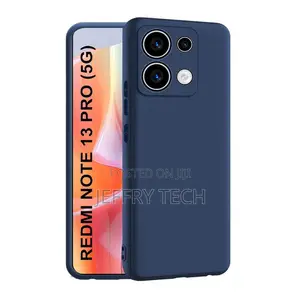 Soft Silicone Back Cover for Xiaomi Redmi Note 13 Pro+ 5G - Blue